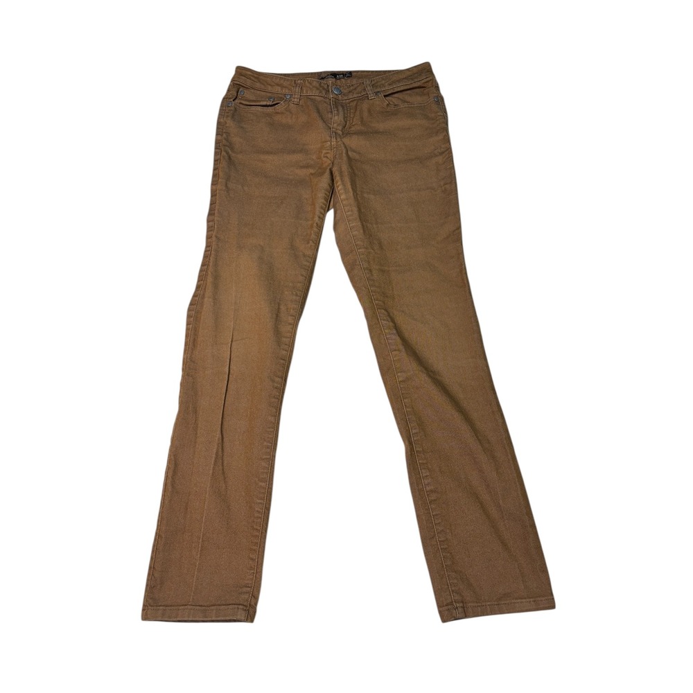 Prana Women's Size‎ 30 28 Brown Straight Leg Cotton Blend Pants